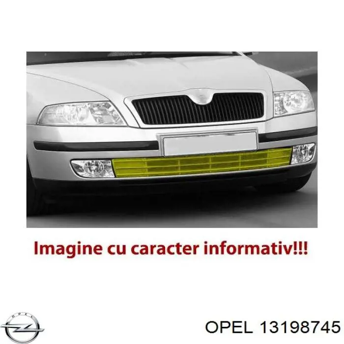 Заглушка, решітка протитуманних фар бампера переднього, права General Motors 1400568 ціна, від 11.39 USD