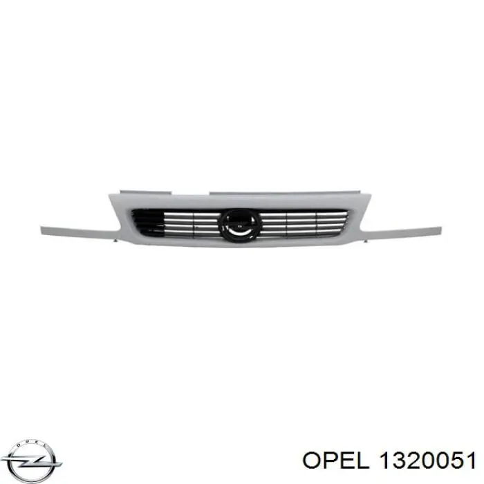 Облицювання радіатора Opel 1320051 ціна, від 6.33 USD