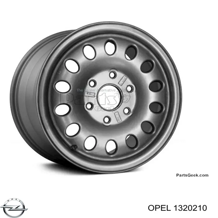 Решітка радіатора 1320210 Opel