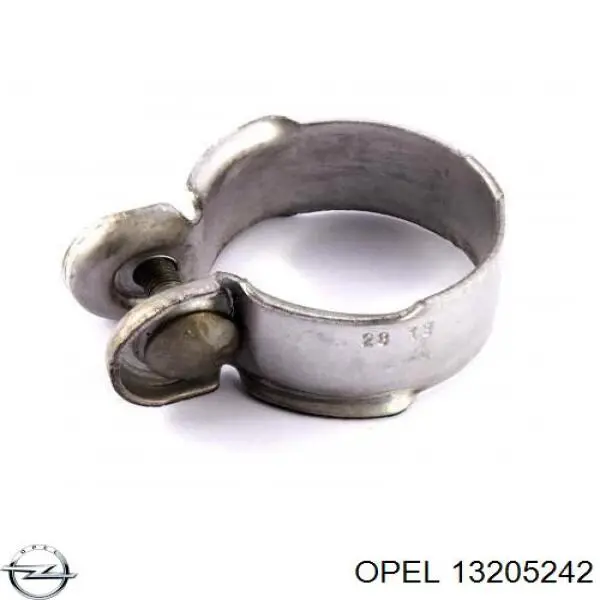 13205242 Opel Хомут кріплення глушника задній