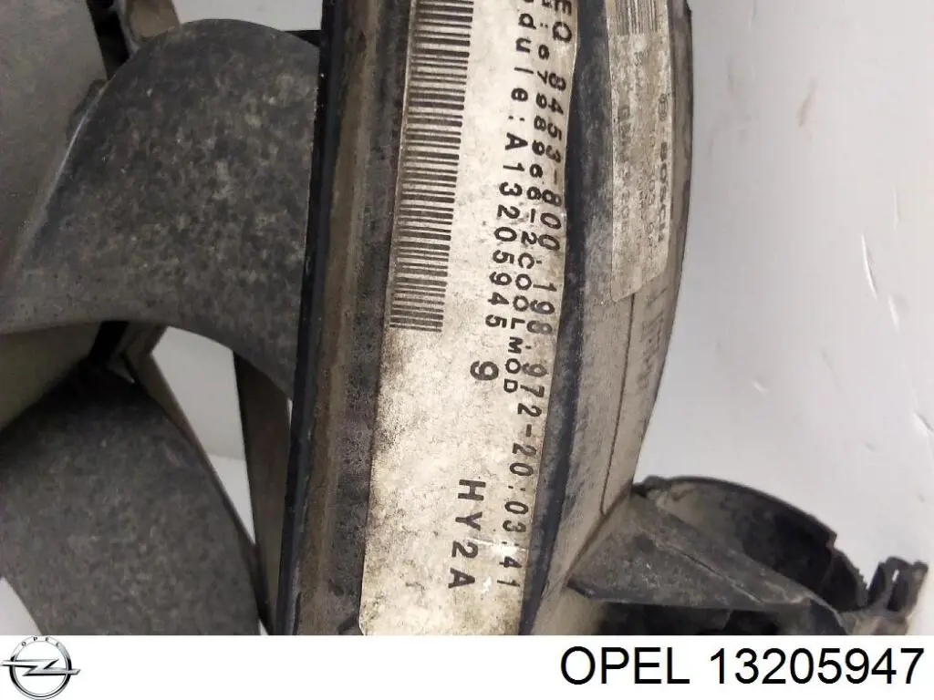 Купити 13205947 Opel Електровентилятор охолодження в зборі (двигун + крильчатка)