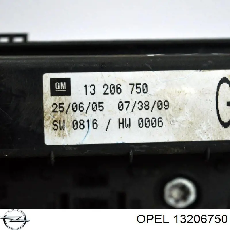 13206750 Opel 
