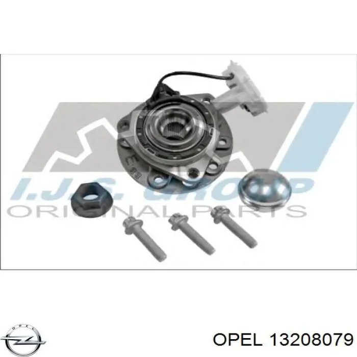 Купити 13208079 Opel Гайка маточини передньої