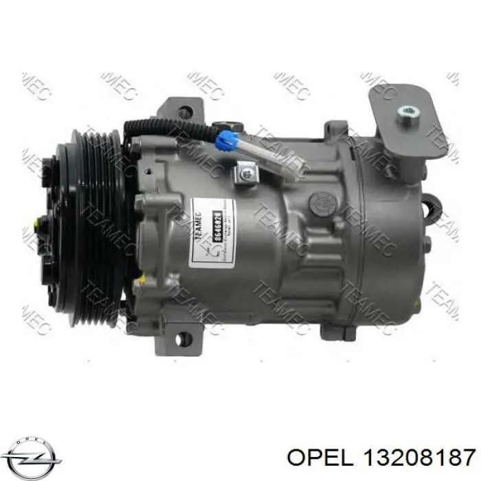 Насос кондиціонера Opel 1854154
