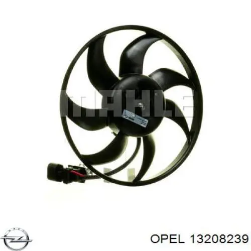 Вентилятор охолодження Opel 13208239