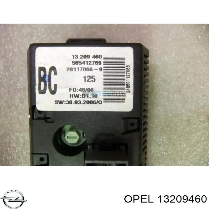 Дисплей бортового комп'ютера Opel 13209460 ціна, від 22.50 USD