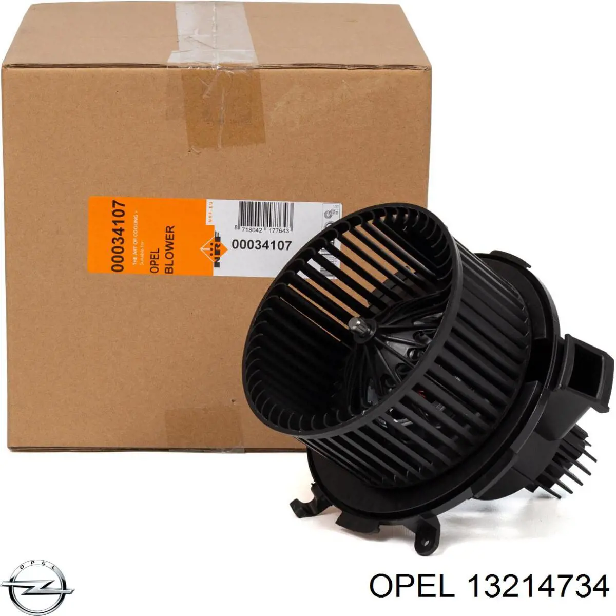 13214734 Opel двигун вентилятора пічки (обігрівача салону)