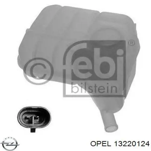 Купити 13220124 Opel Водяний бачок системи охолодження