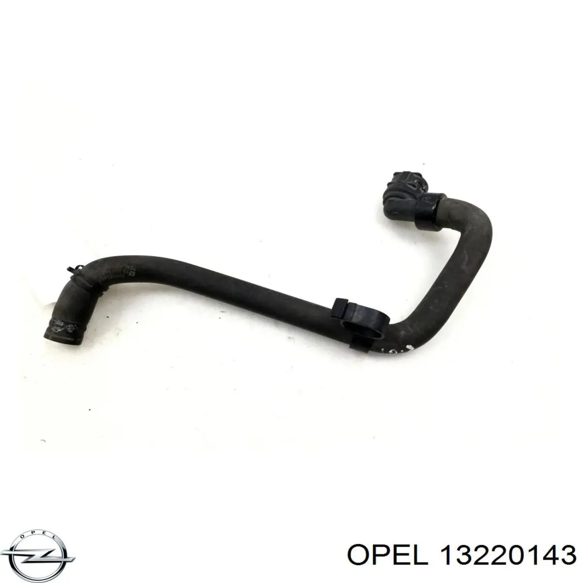 13220143 Opel шланг радіатора опалювача/пічки, обратка
