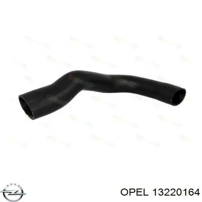 13220164 Opel шланг/патрубок интеркуллера, нижній правий