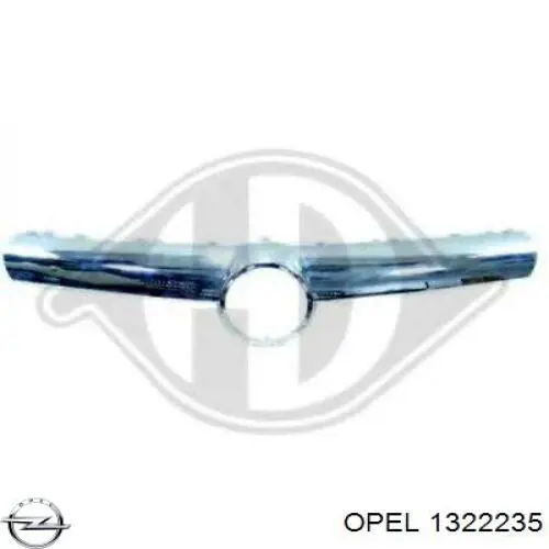 1322235 Opel молдинг решітки радіатора, верхній