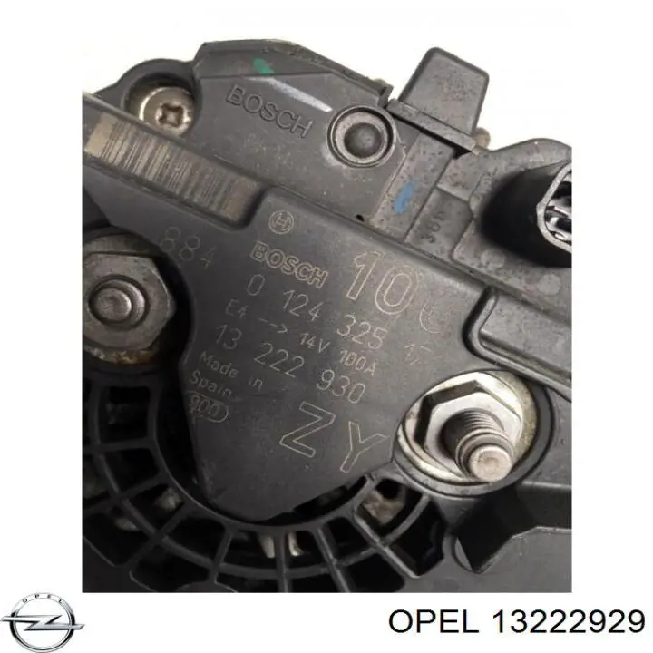 Генератор Opel 13222929 ціна, від 149.13 USD