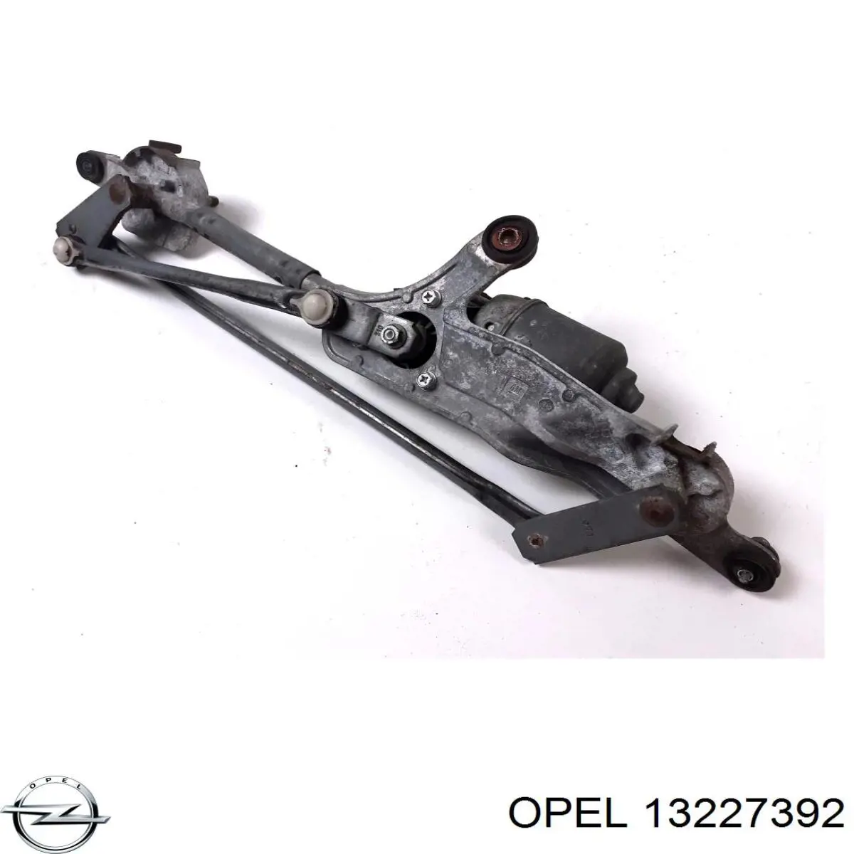 Двигун склоочисника лобового скла (трапеції) 13227392 Opel