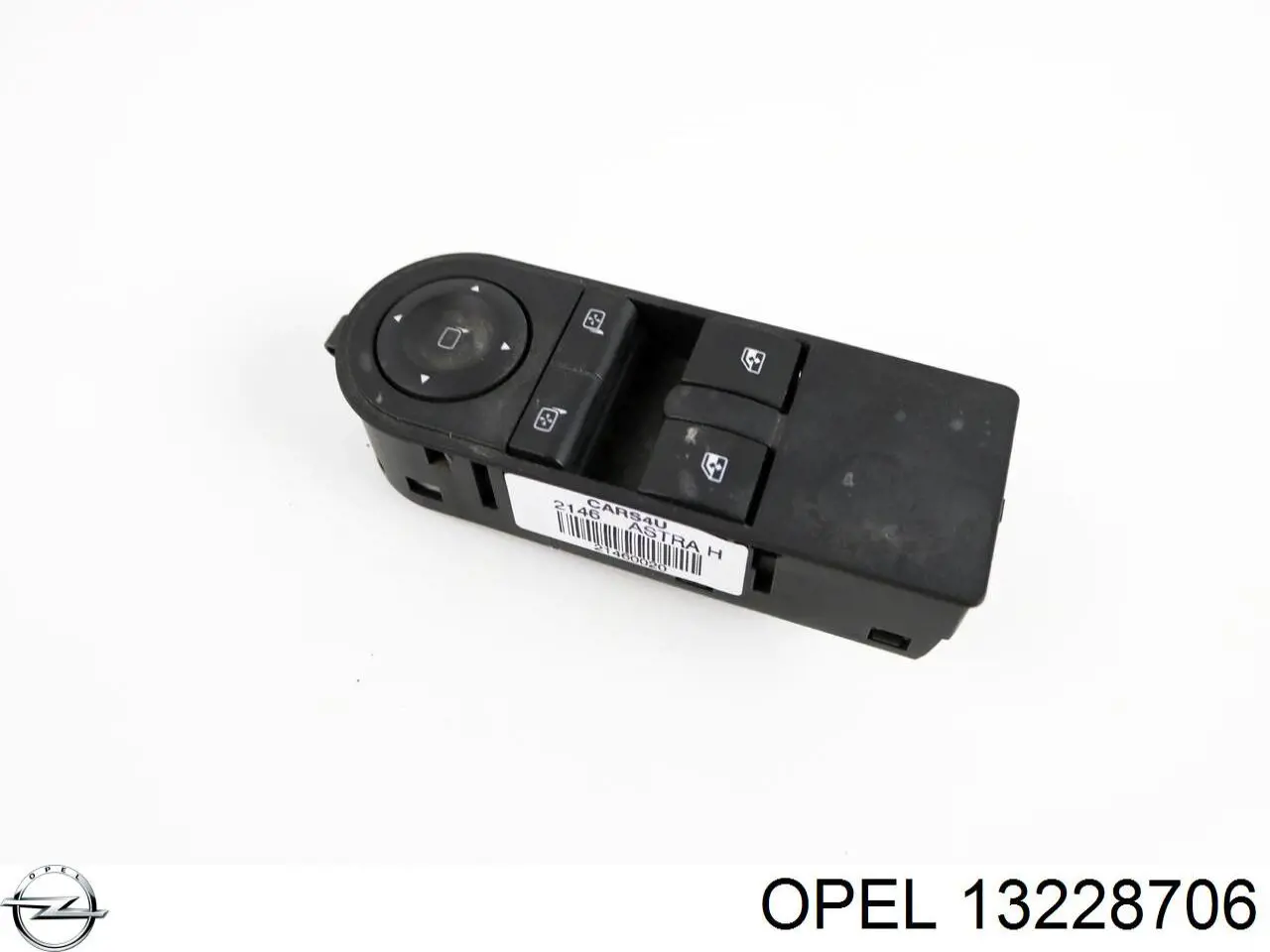 Кнопковий блок керування склопідіймачами передній лівий 13228706 Opel