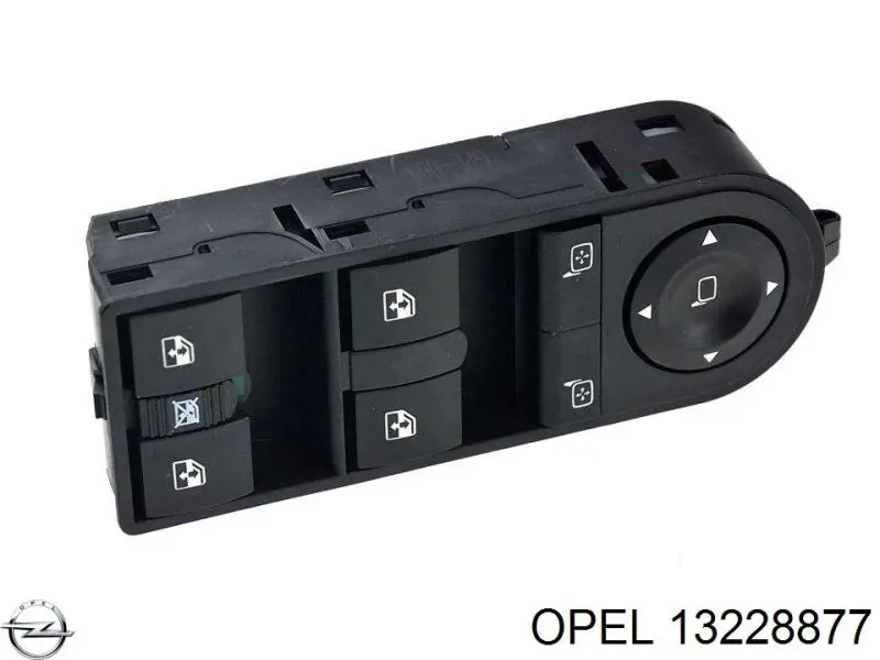 Купити 13228877 Opel Кнопковий блок керування склопідіймачами передній лівий