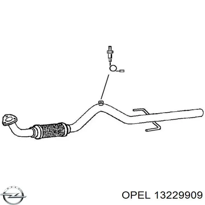 BM50100 BM Catalysts труба приймальна (штани глушника, передня)