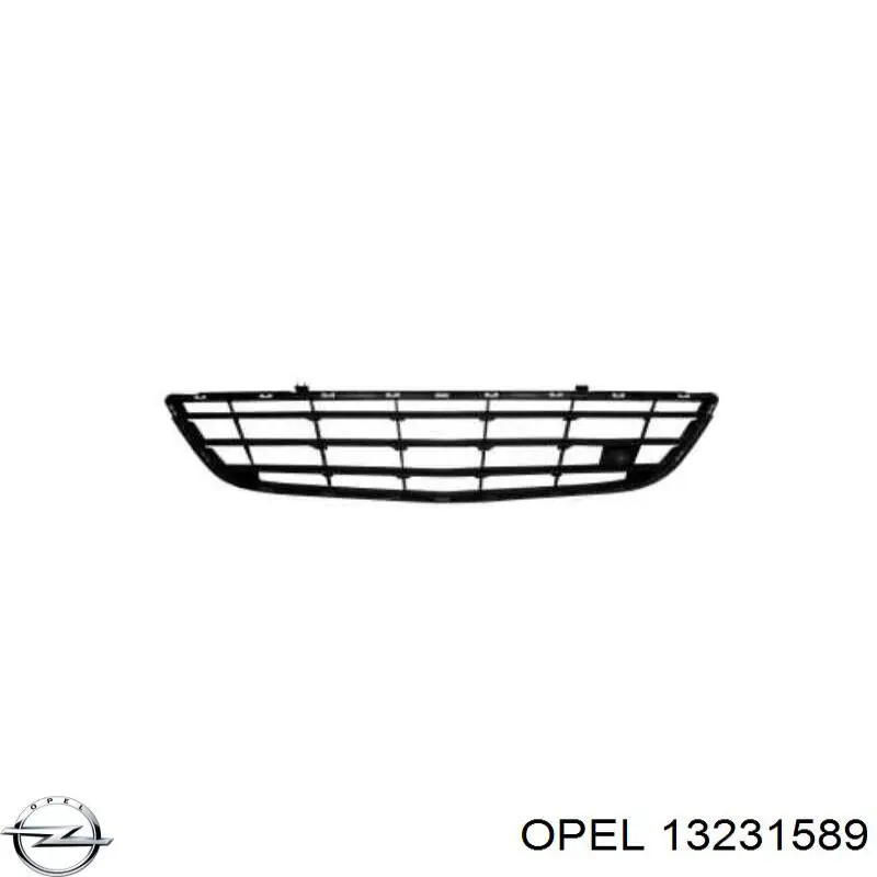 13231589 Opel решітка переднього бампера, центральна