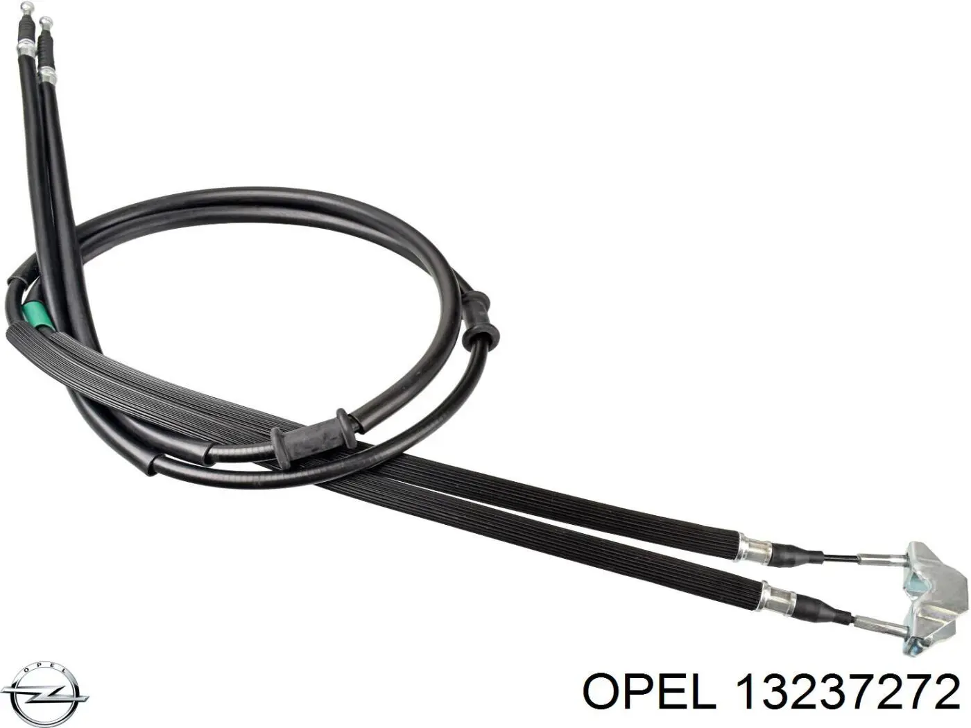 13237272 Opel трос ручного гальма задній, правий/лівий