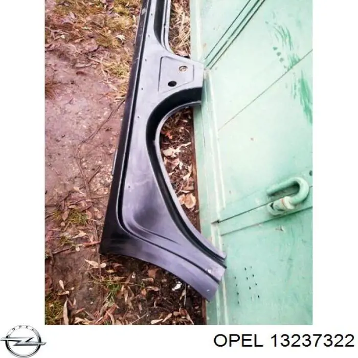 13237322 Opel Накладка зовнішня (молдинг) порога, лівий