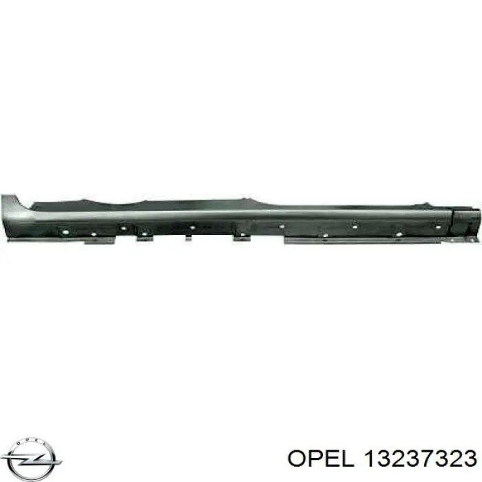 Купити 13237323 Opel Облицювання порогу, права