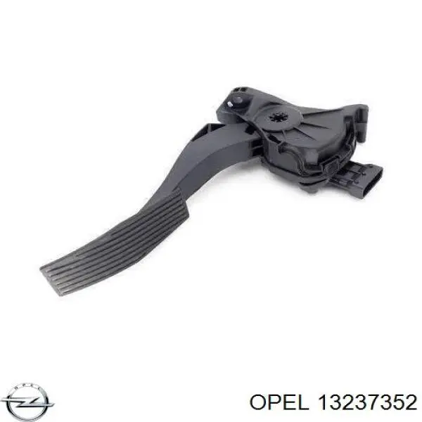 848034 Opel педаль газу (акселератора)