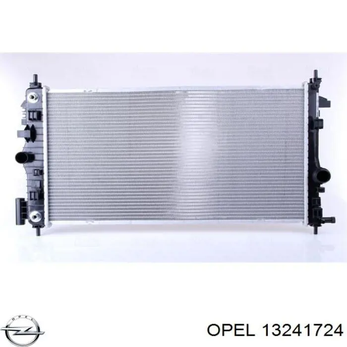 13241724 Opel радіатор охолодження двигуна