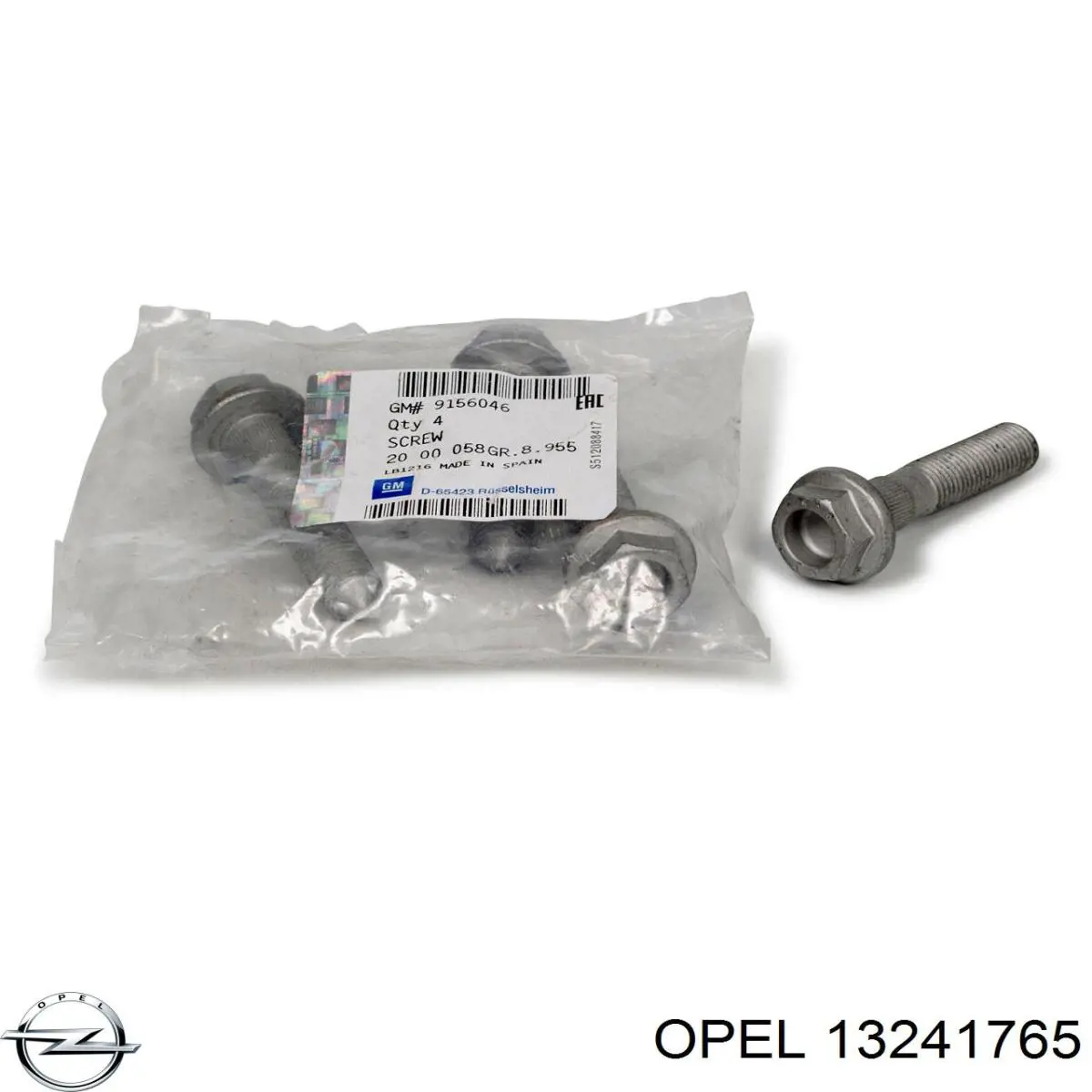 Болт кріплення заднього нижнього важеля, внутрішній 0344962 Opel