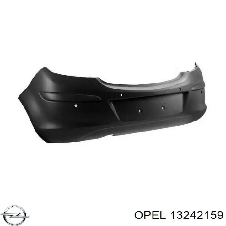 Кожух бампера заднього Opel 13242159 ціна, від 106.23 USD