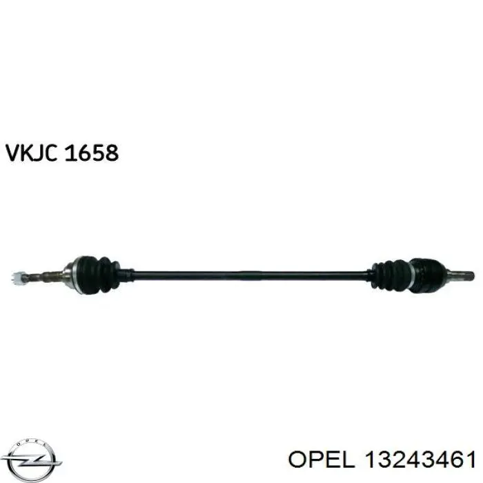 Піввісь передня, права Opel 13243461 ціна, від 77.55 USD