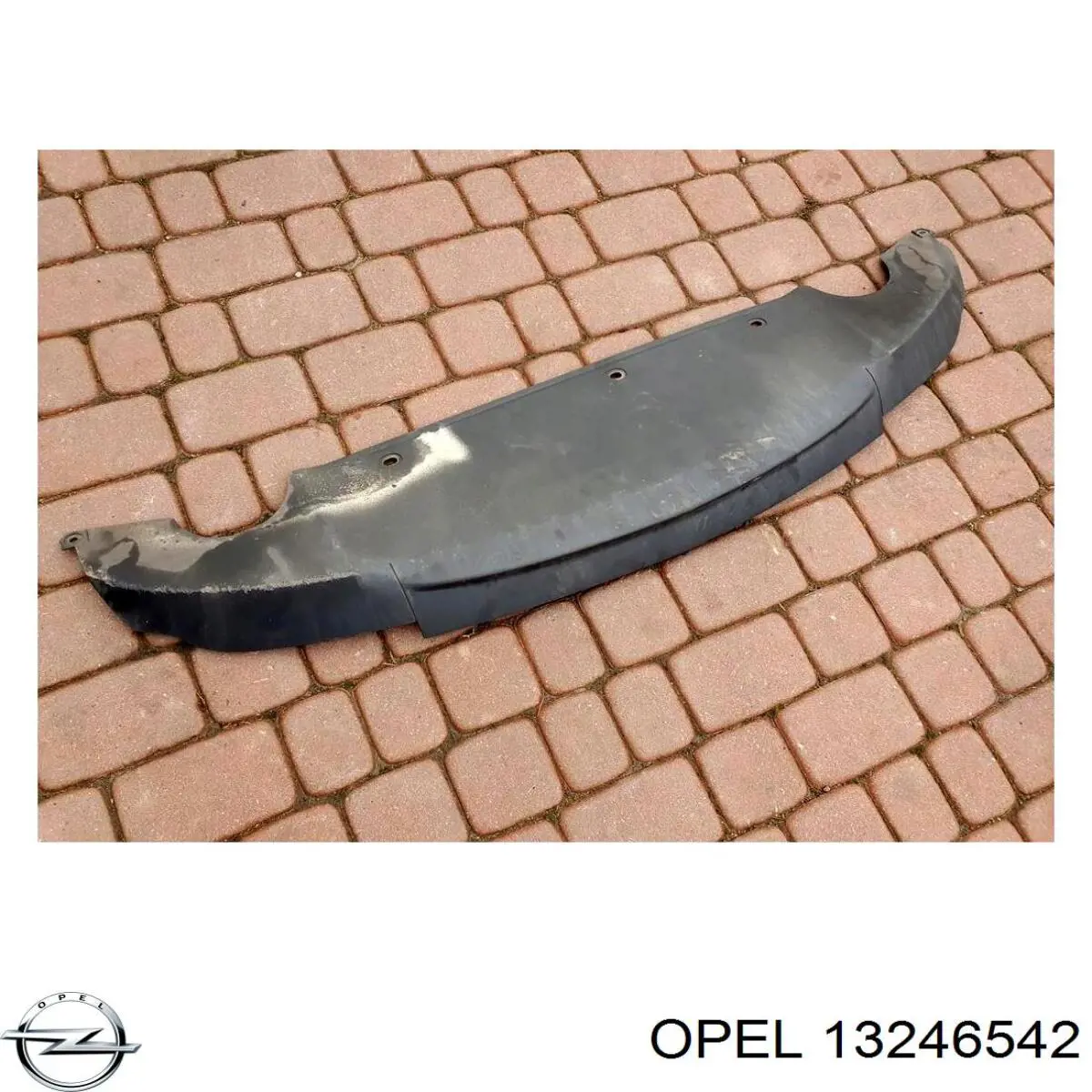 13246542 Opel Спідниця заднього бампера
