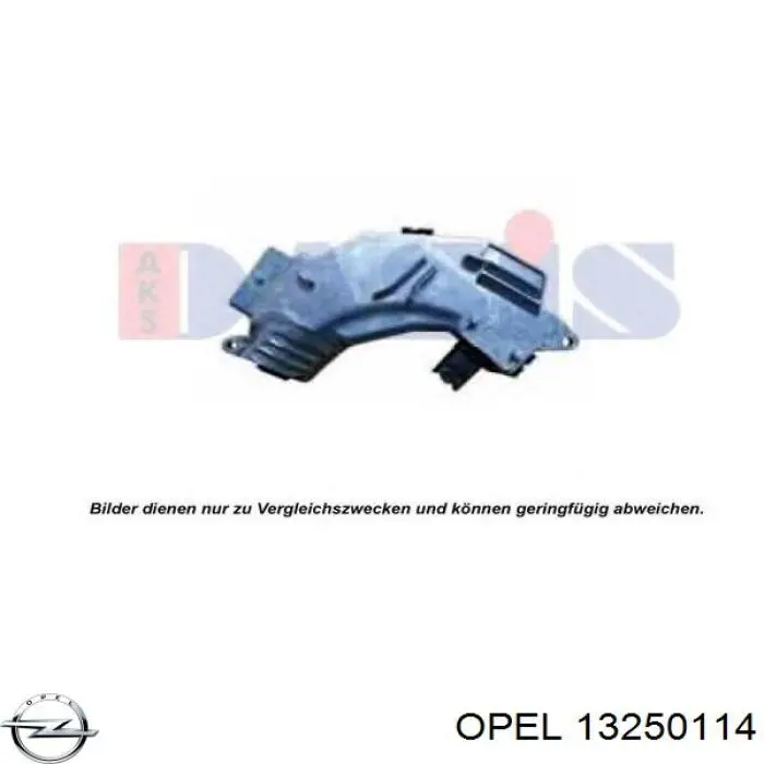Резистор обігрівача Opel 13250114 ціна, від 32.51 USD