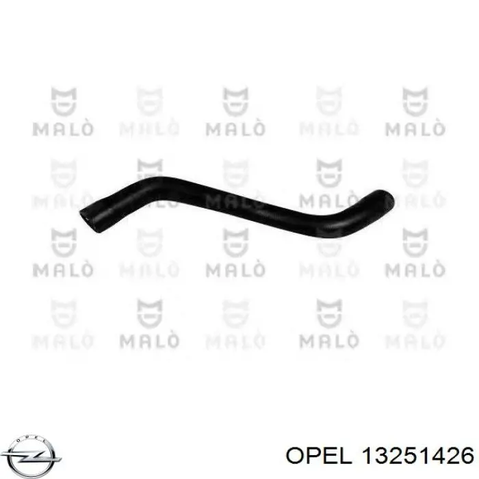 Купити 1337839 Opel Шланг/патрубок радіатора охолодження, верхній