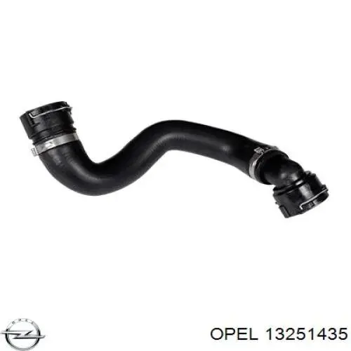 Шланг/патрубок радіатора охолодження, нижній Opel 13251435 ціна, від 17.44 USD