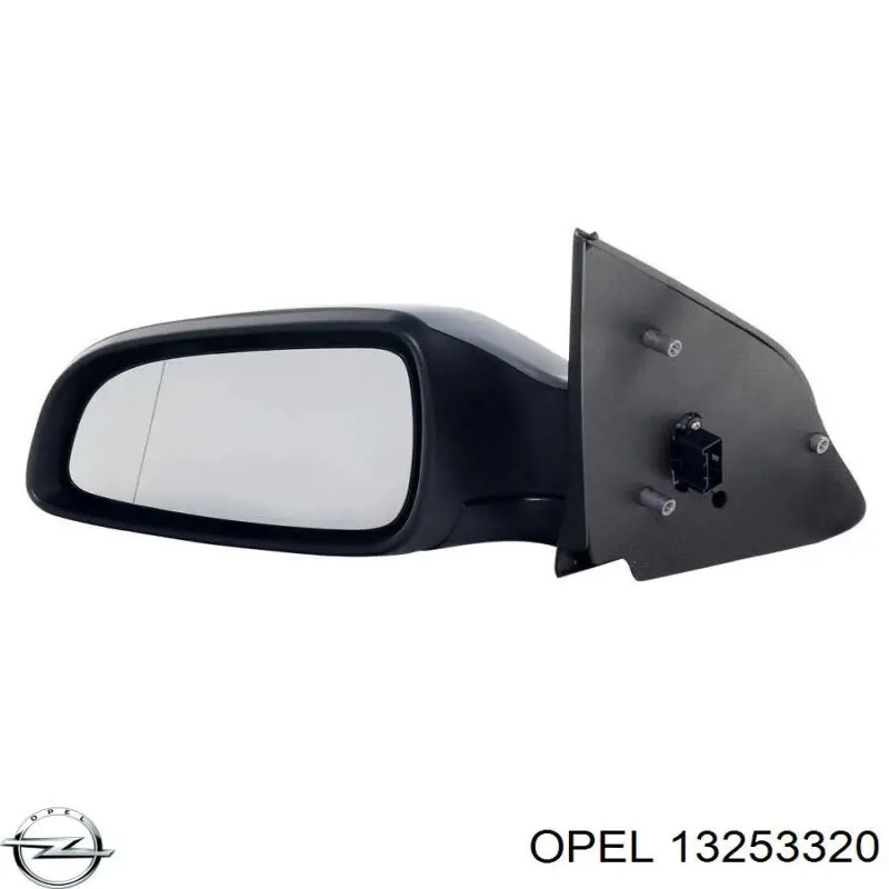 Купити 13253320 Opel Бічне дзеркало заднього виду ліве