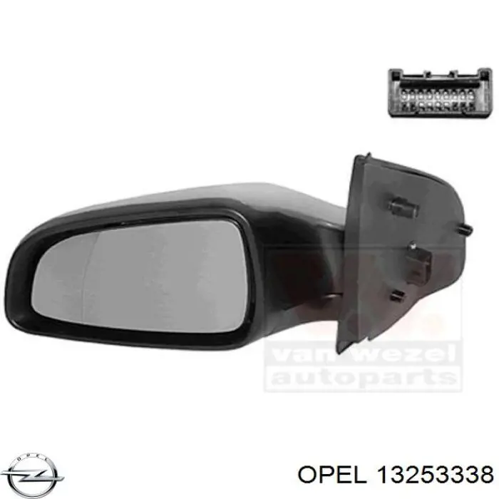 Ліве бокове дзеркало 13253338 Opel