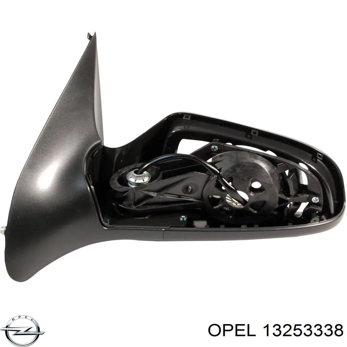 13253338 Opel Дзеркало заднього виду, ліве
