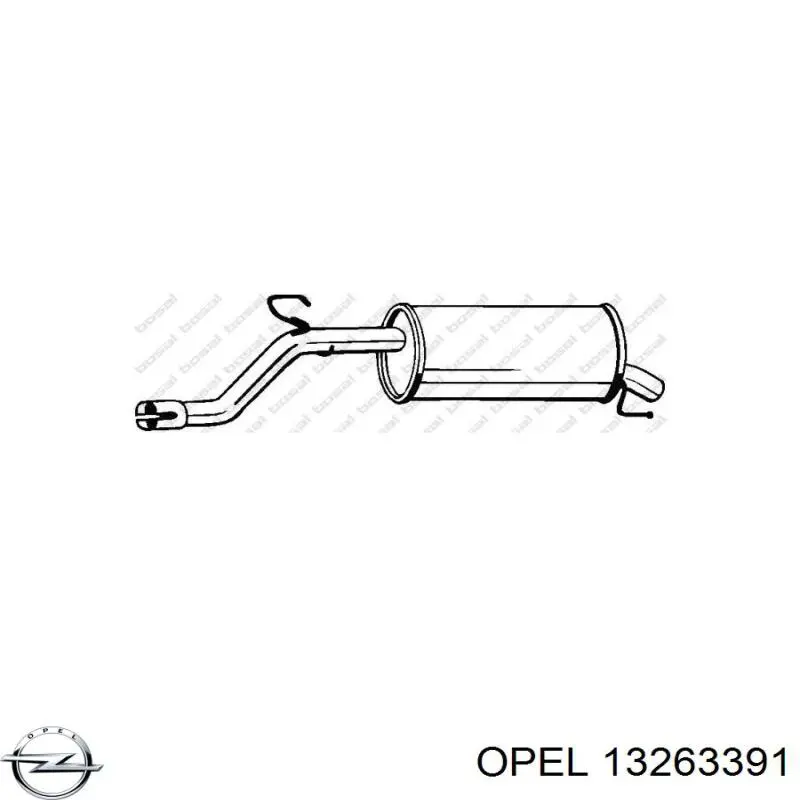 Вихлопна труба General Motors 13263391 ціна, від 114.85 USD