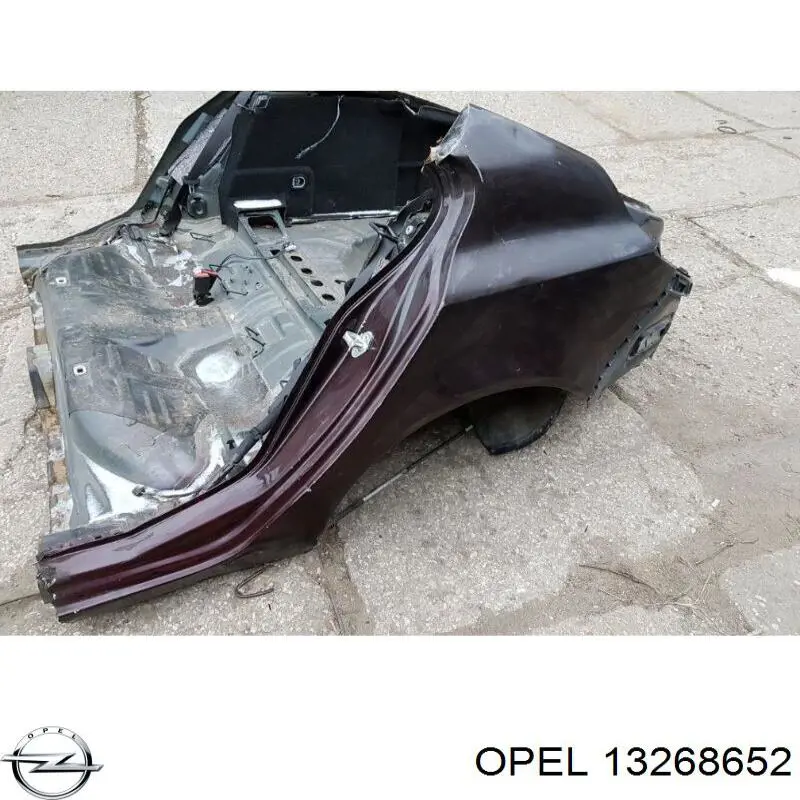 Купити 13268652 Opel Крило заднє ліве