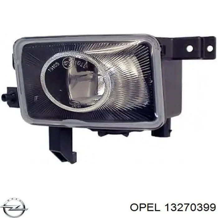 Туманка ліва Opel 13270399 ціна, від 28.80 USD