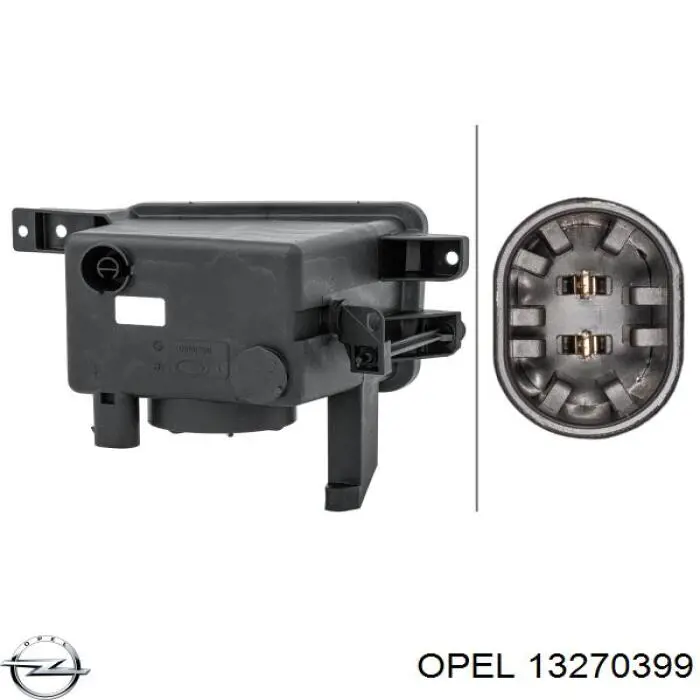 Купити 13270399 Opel Фара протитуманна, ліва