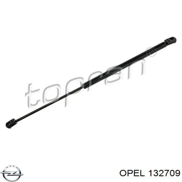 132709 Opel амортизатор кришки багажника/ двері 3/5-ї задньої