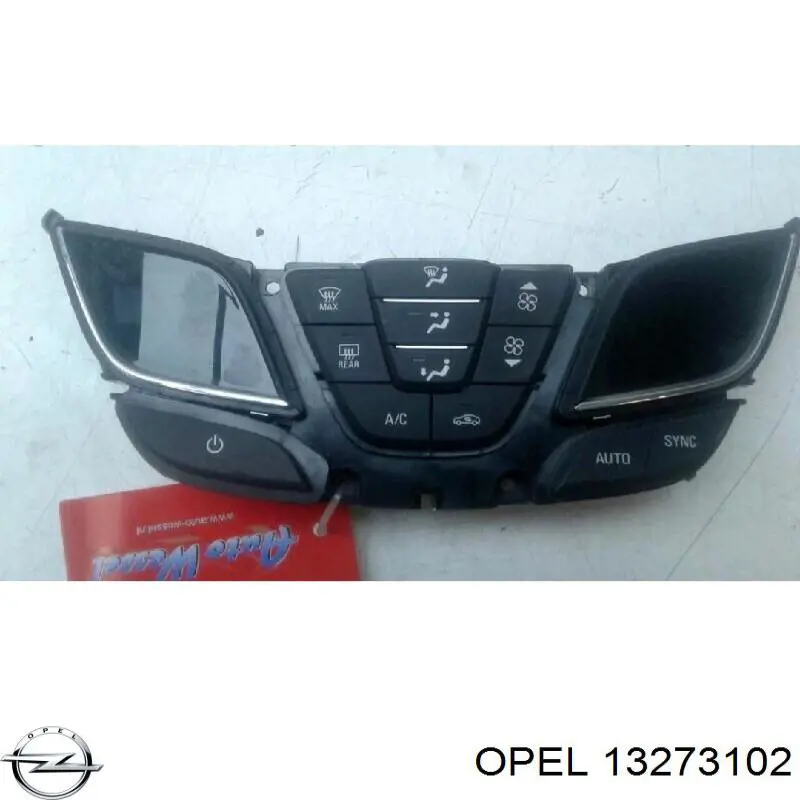 13273102 Opel реостат/перемикач-регулятор режиму обігрівача салону