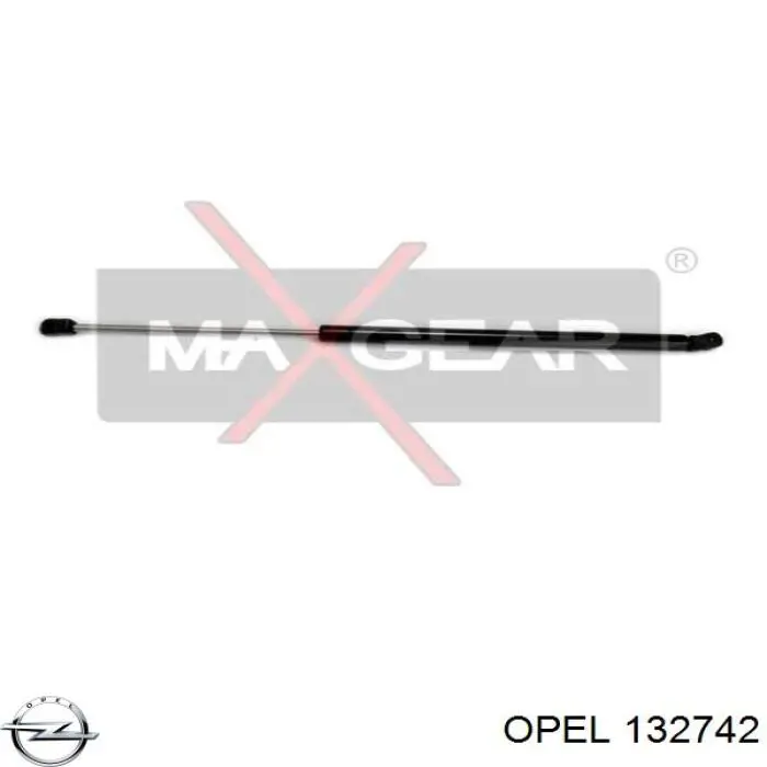 Амортизатор двері задньої Opel 132742 ціна, від 10.48 USD