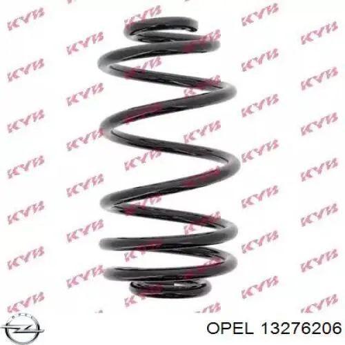 Пружина задня Opel 13276206 ціна, від 36.66 USD