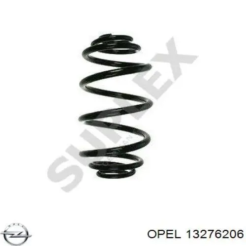 13276206 Opel Пружина підвіски задня