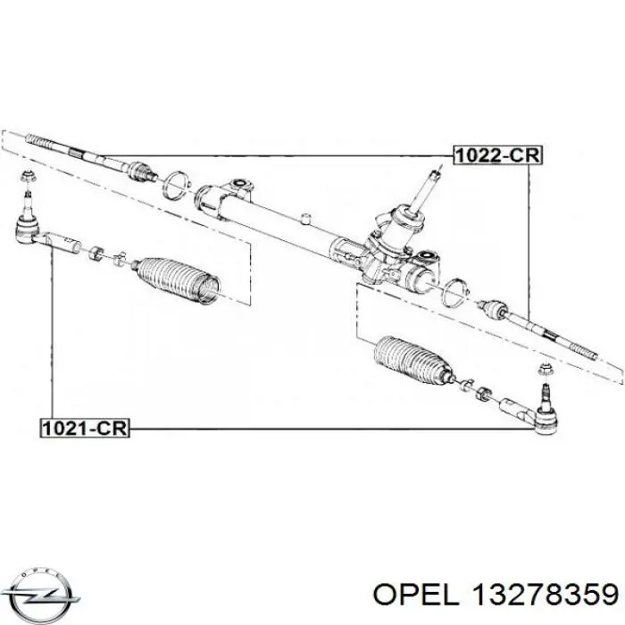 Купити 13278359 Opel Рульовий наконечник