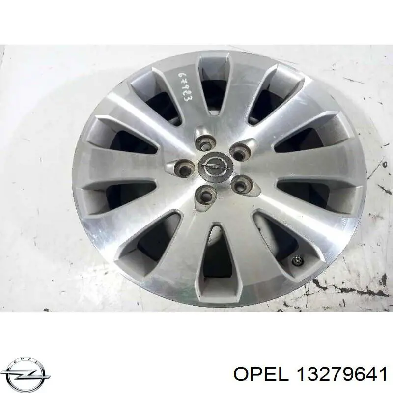 13279641 Opel Супорт гальмівний передній правий