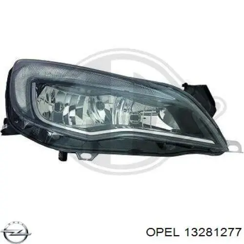 13281277 Opel Основна фара - вставка