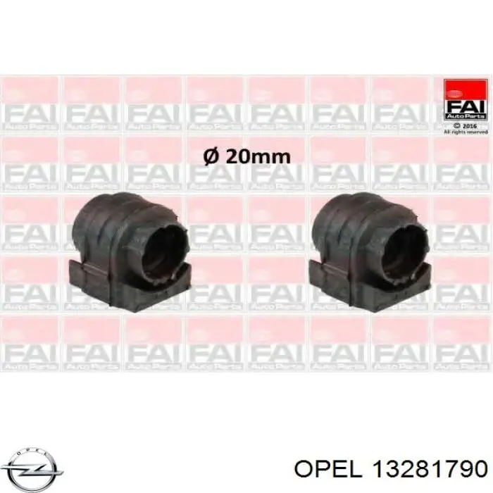 Втулка стабілізатора заднього Opel 13281790 ціна, від 7.44 USD