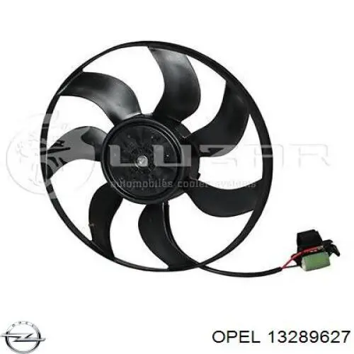 Купити 13289627 Opel Дифузор вентилятора
